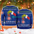 Chicago Cubs Mlb Grinch Hand Ugly Christmas Sweater 3D