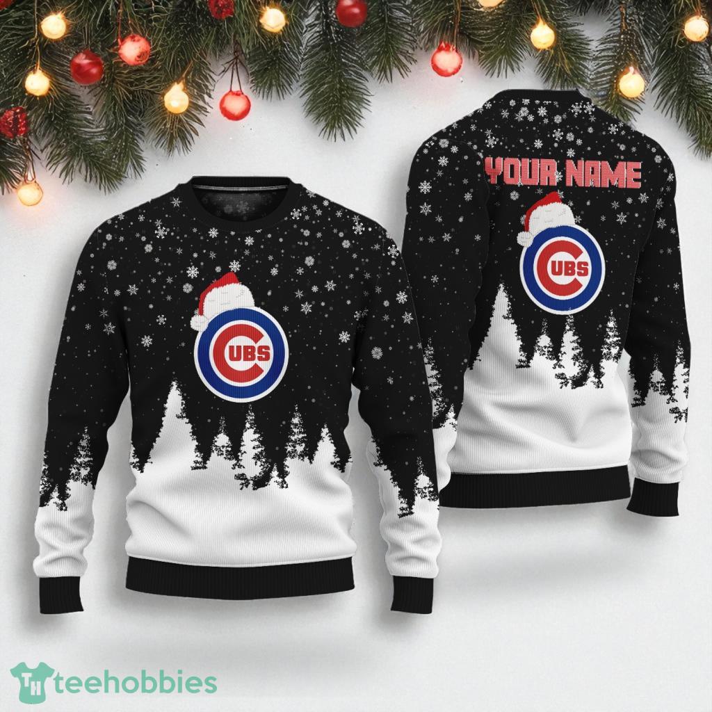 chicago cubsUnique Christmas tree garden for ugly Christmas sweater