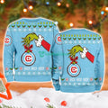 Chicago Fire Grinch Hand Ugly Christmas Sweater 3D