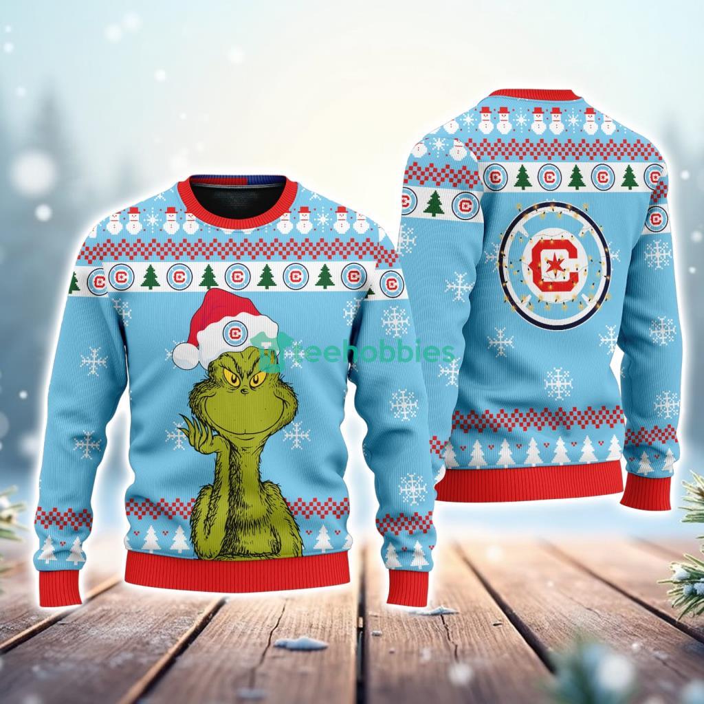 Chicago Fire The Grinch Funny Merry Christmas Uglly Sweater 3D New Trend
