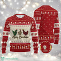 Chicken Merry Christmas Sweater Chicken Xmas Ugly Sweater Chickmas Sweater