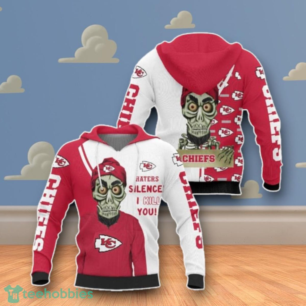 Chiefs Kingdom Hater Silence I Kill You 3D Hoodie Impressive Gift