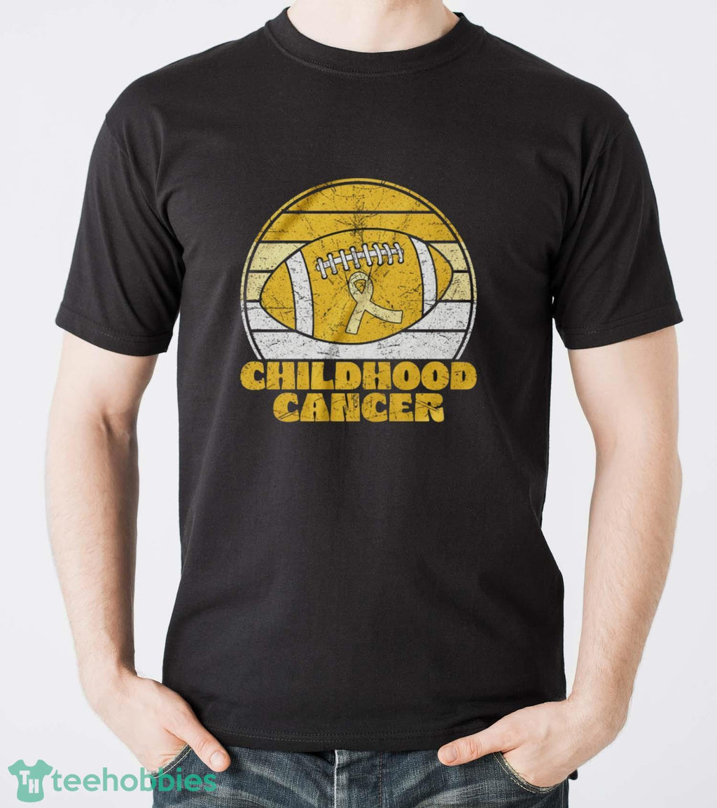 Childhood Cancer Football Shirt, Pediatric Cancer Support