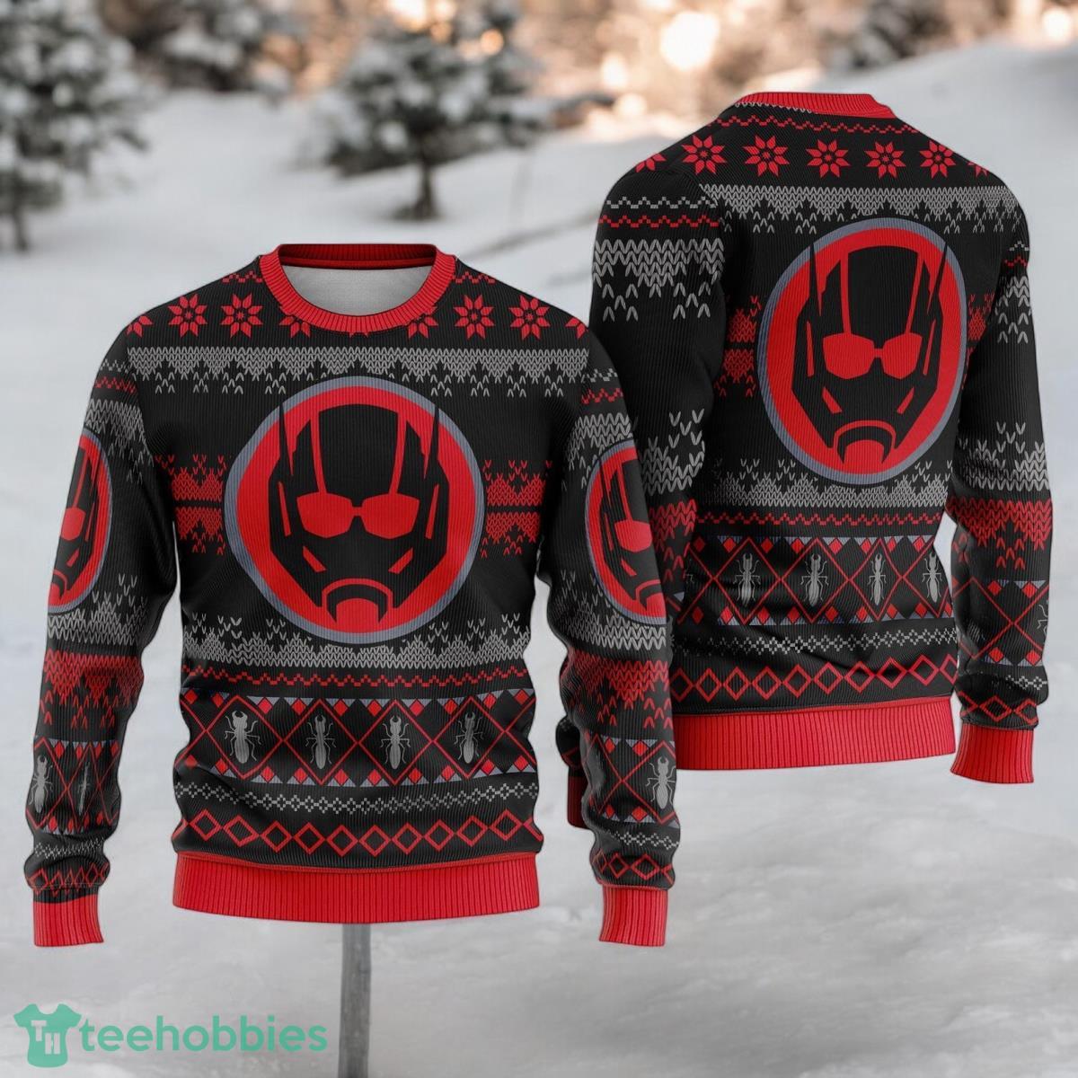 Christmas Ant-man Superhero Comics Ugly Sweater Superhero Movie Antman Christmas 3D Ugly Sweater For Men And Women