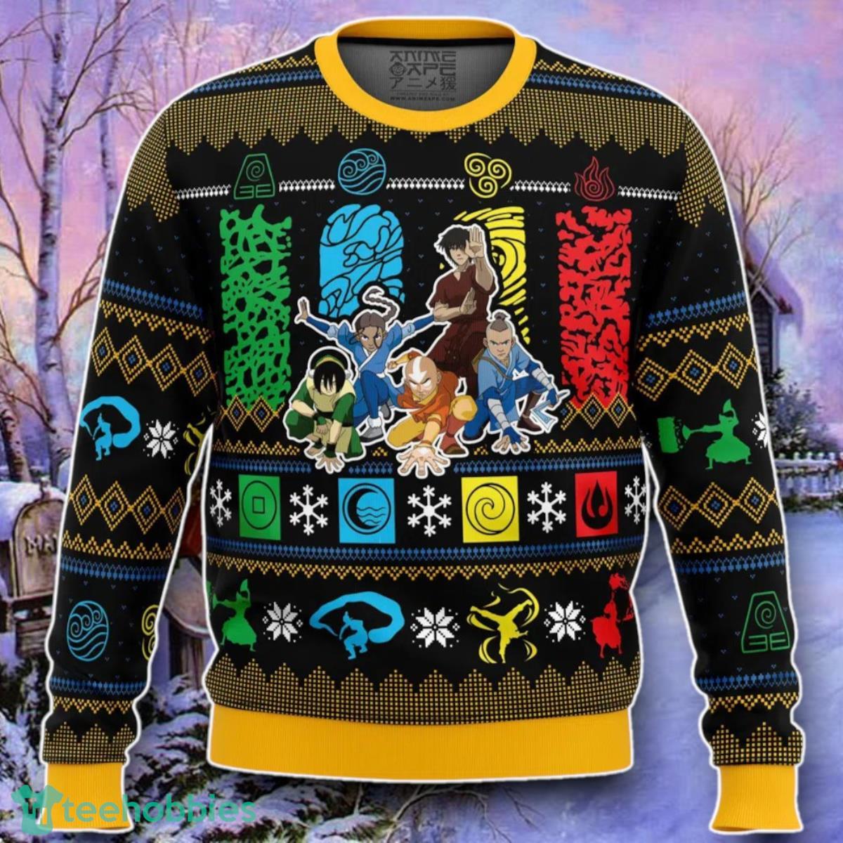 Christmas Avatar Last Airbender Ugly Christmas 3D Sweater Style Gift