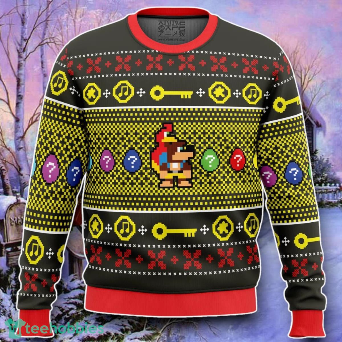 Christmas Banjo-Kazooie Ugly Christmas 3D Sweater Style Gift