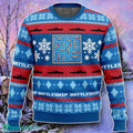 Christmas Battleship Board Games Ugly Christmas 3D Sweater Style Gift