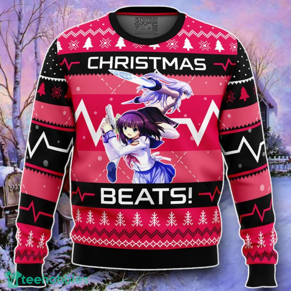 Christmas Beats Angle Beats Ugly Christmas 3D Sweater Style Gift