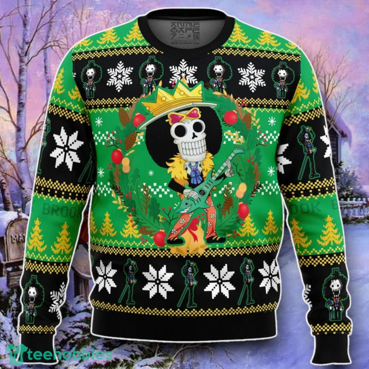 Christmas Brook OP Pirates Ugly Christmas 3D Sweater Style Gift