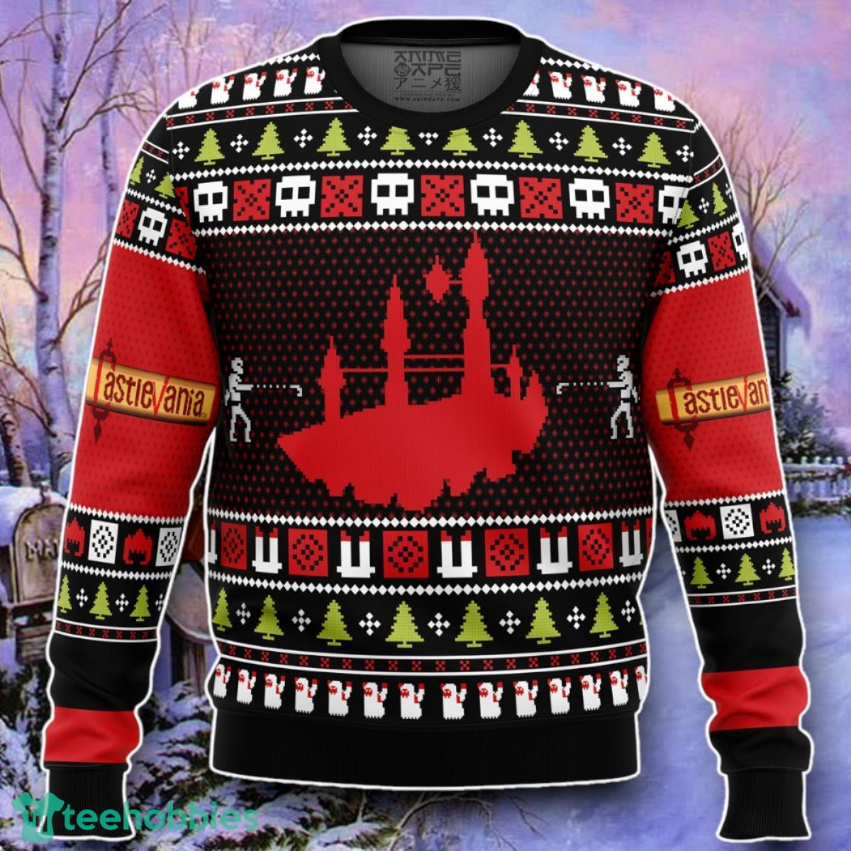 Christmas Castlevania Ugly Christmas 3D Sweater Style Gift