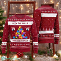 Christmas Deck The Halls Bowling Ugly Sweater Bowling Balls Xmas Red Sweater
