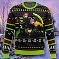 Christmas Demon Army Seraph Of The End Ugly Christmas 3D Sweater Style Gift