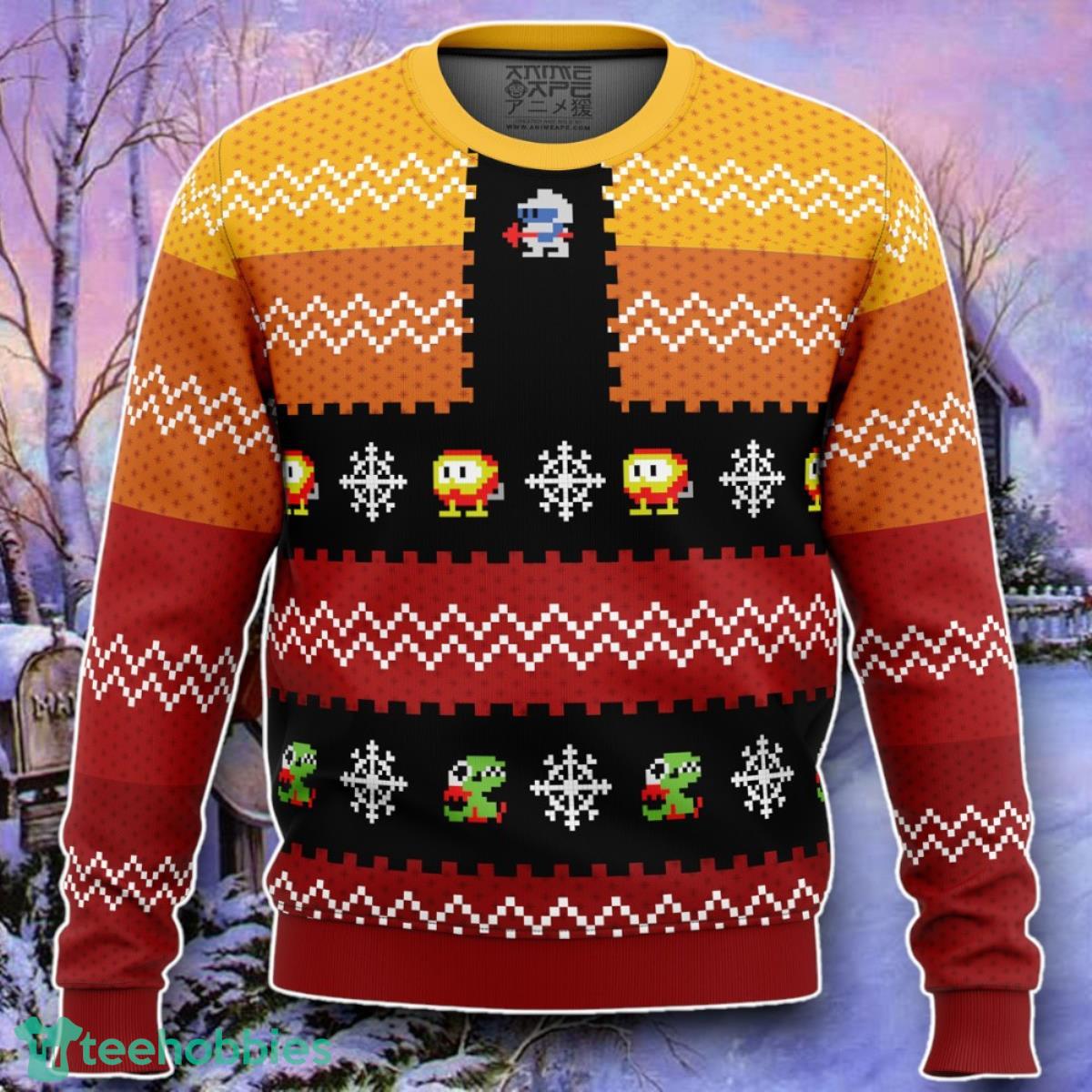 Christmas Dig Dug Christmas 3D Sweater Style Gift