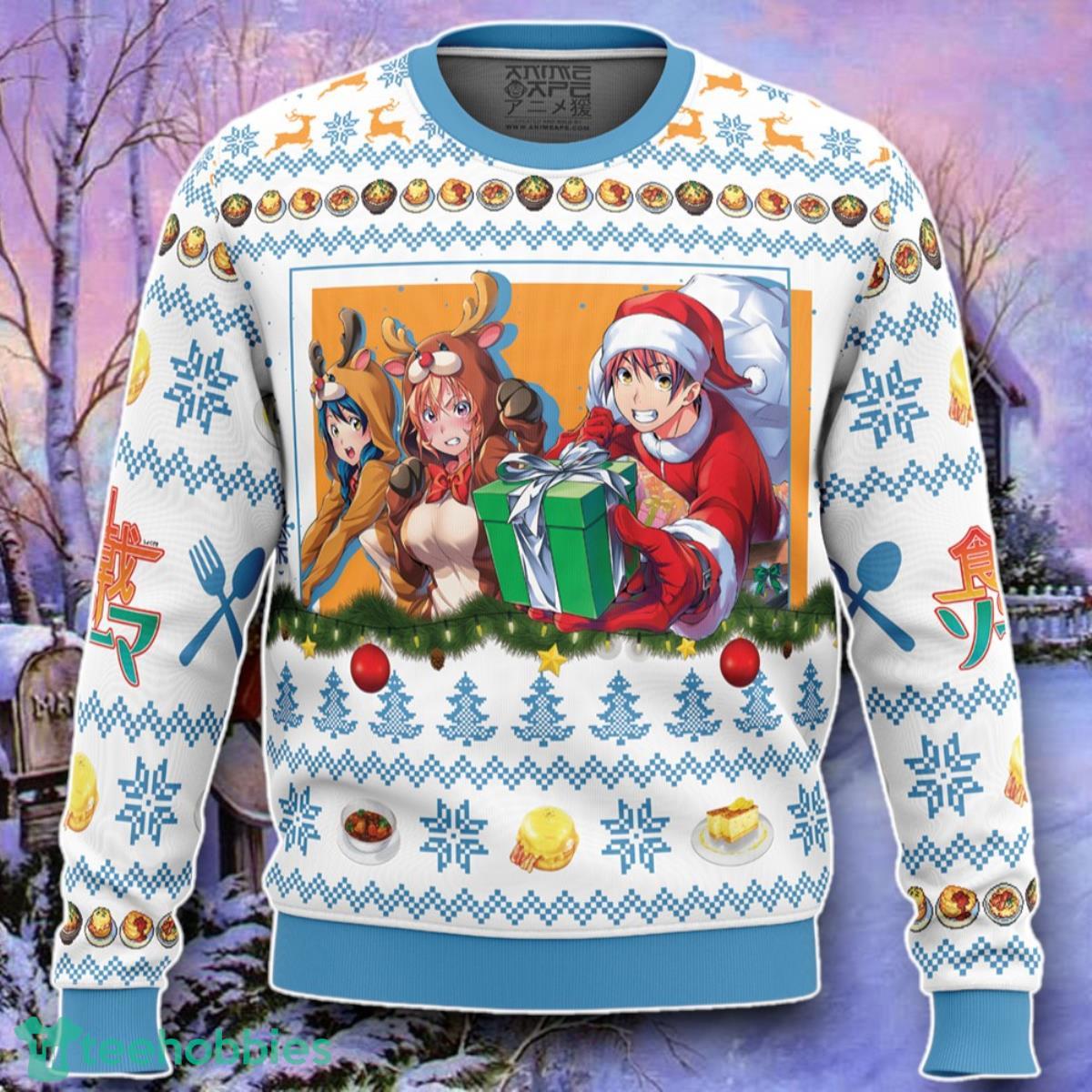 Christmas Food Wars! Ugly Christmas 3D Sweater Style Gift