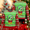 Christmas Game Characters Ugly Sweater Funny Dino Holiday Sweater