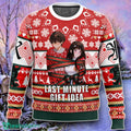 Christmas Gift Couple Hyouka Ugly Christmas 3D Sweater Style Gift
