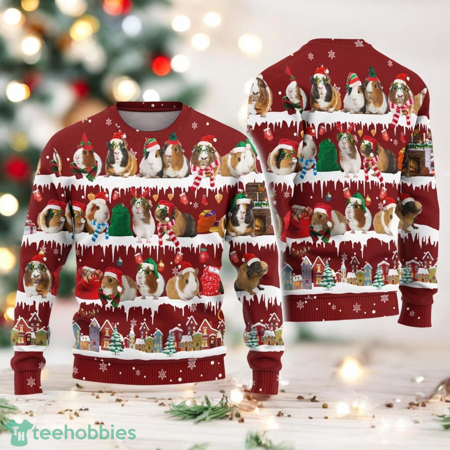 Christmas Gift Guinea Pig Christmas Sweater Guinea Pig Ugly Sweater Christmas Gift