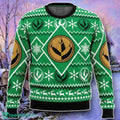 Christmas Green Ranger Power Rangers Ugly Christmas 3D Sweater Style Gift