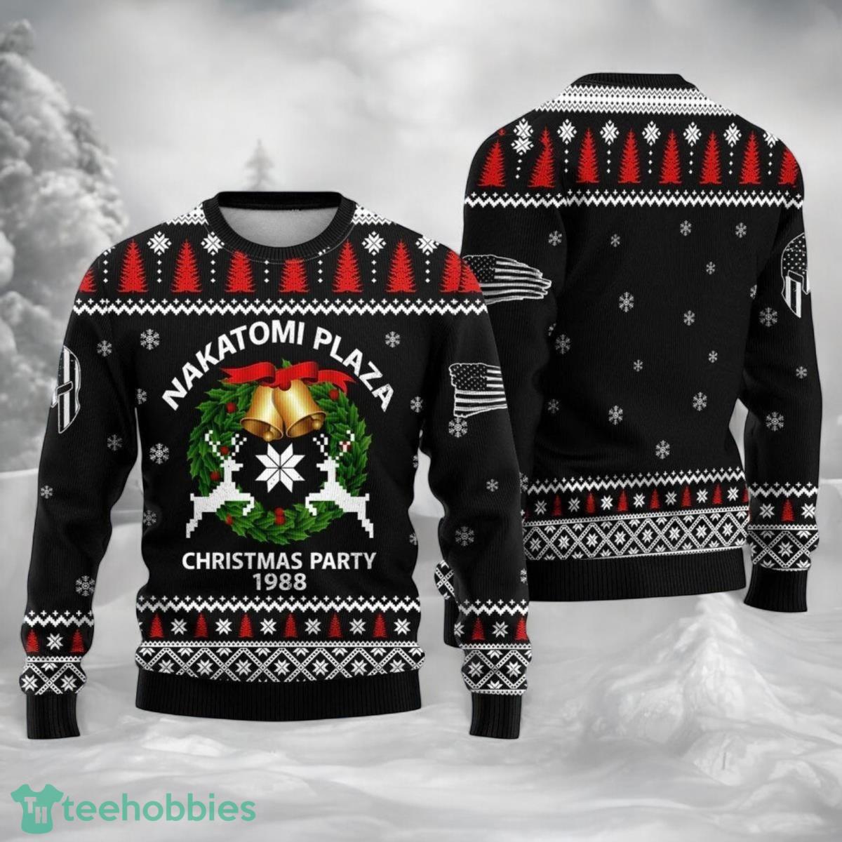 Christmas Nakatomi Plaza Ugly Sweater Hans Gruber Christmas 3D Ugly Sweater For Men And Women