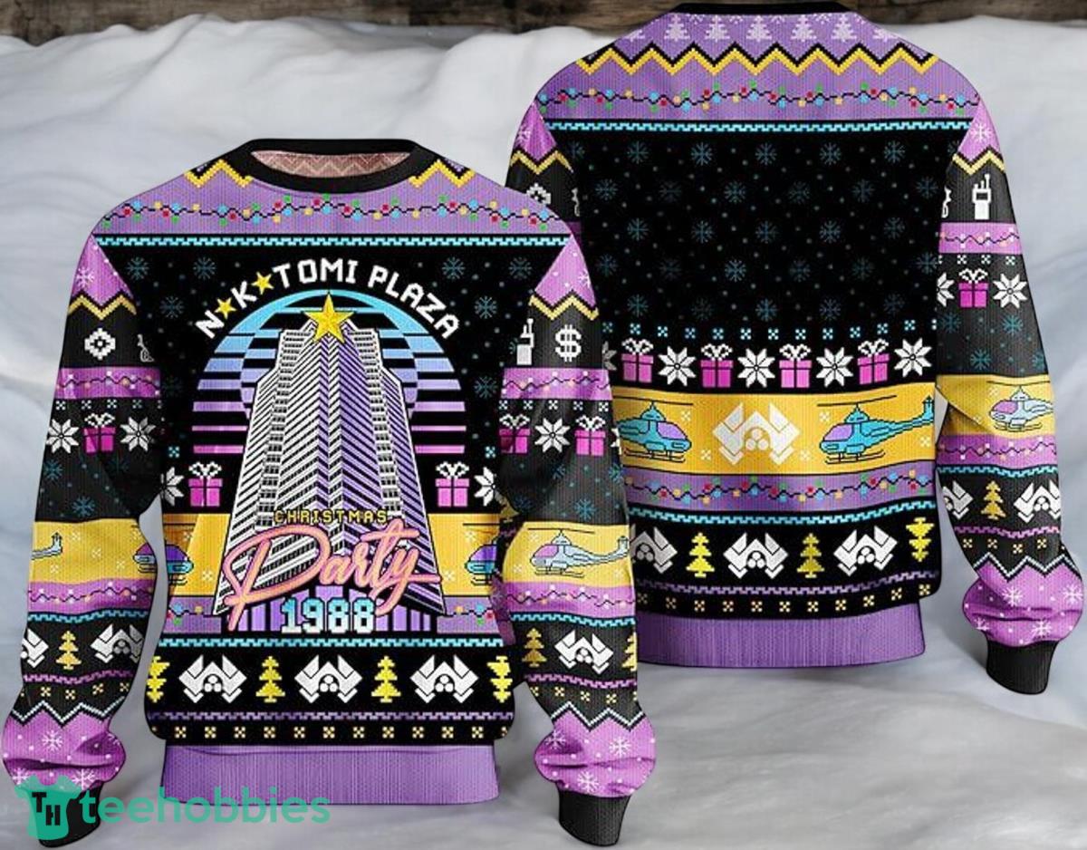 Christmas Party 1988 Ugly Sweater Plaza Christmas 3D Ugly Sweater For Men And Women