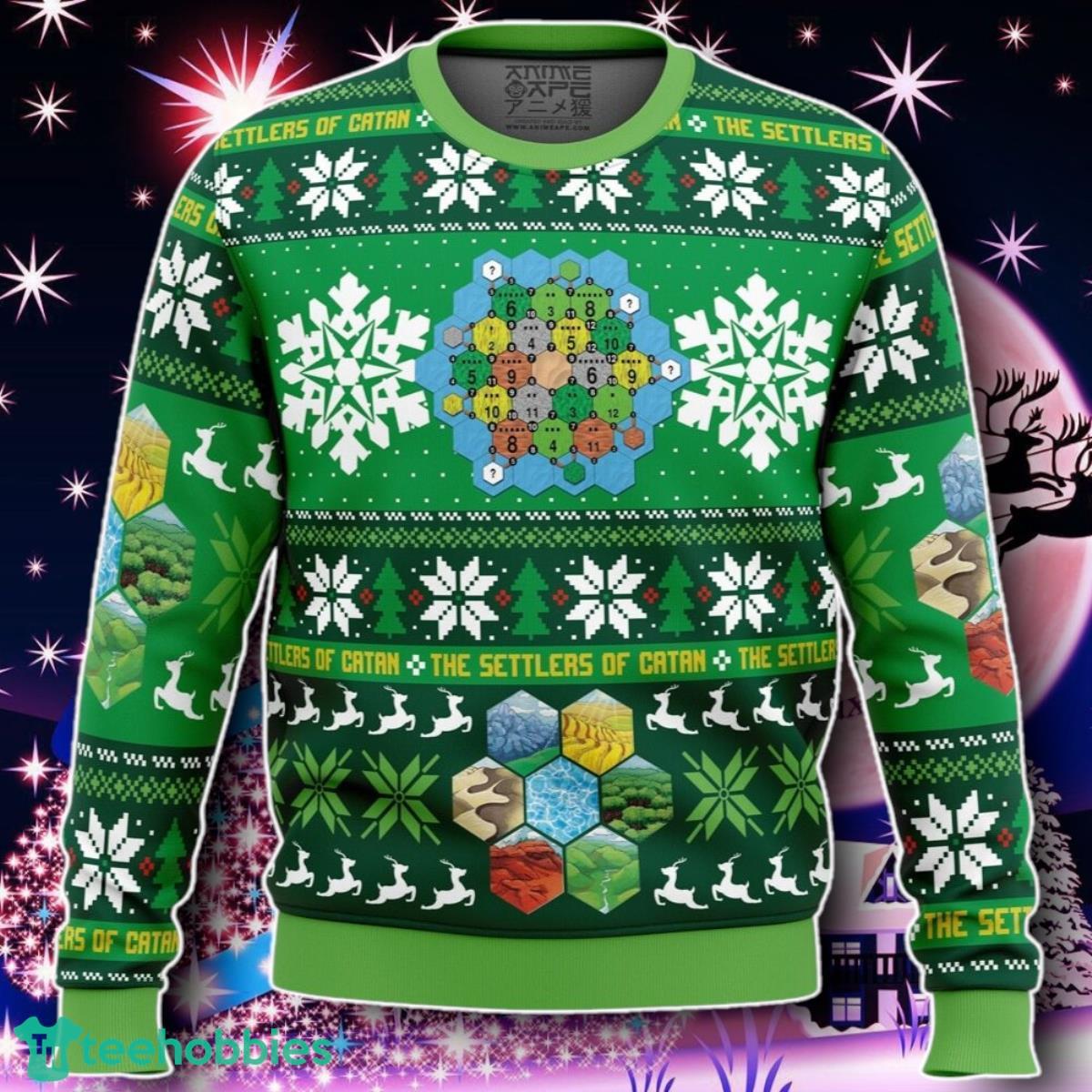 Christmas Settlers Of Catan Board Games Ugly Christmas Sweater Gift For Men And Women