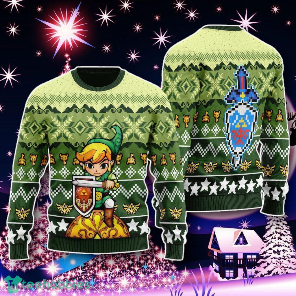 Christmas Sweater Art From The Wind Waker Style Gift