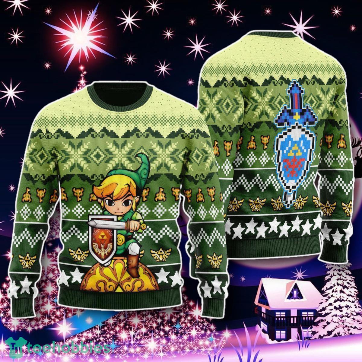 Christmas Sweater Art From The Wind Waker Style Gift