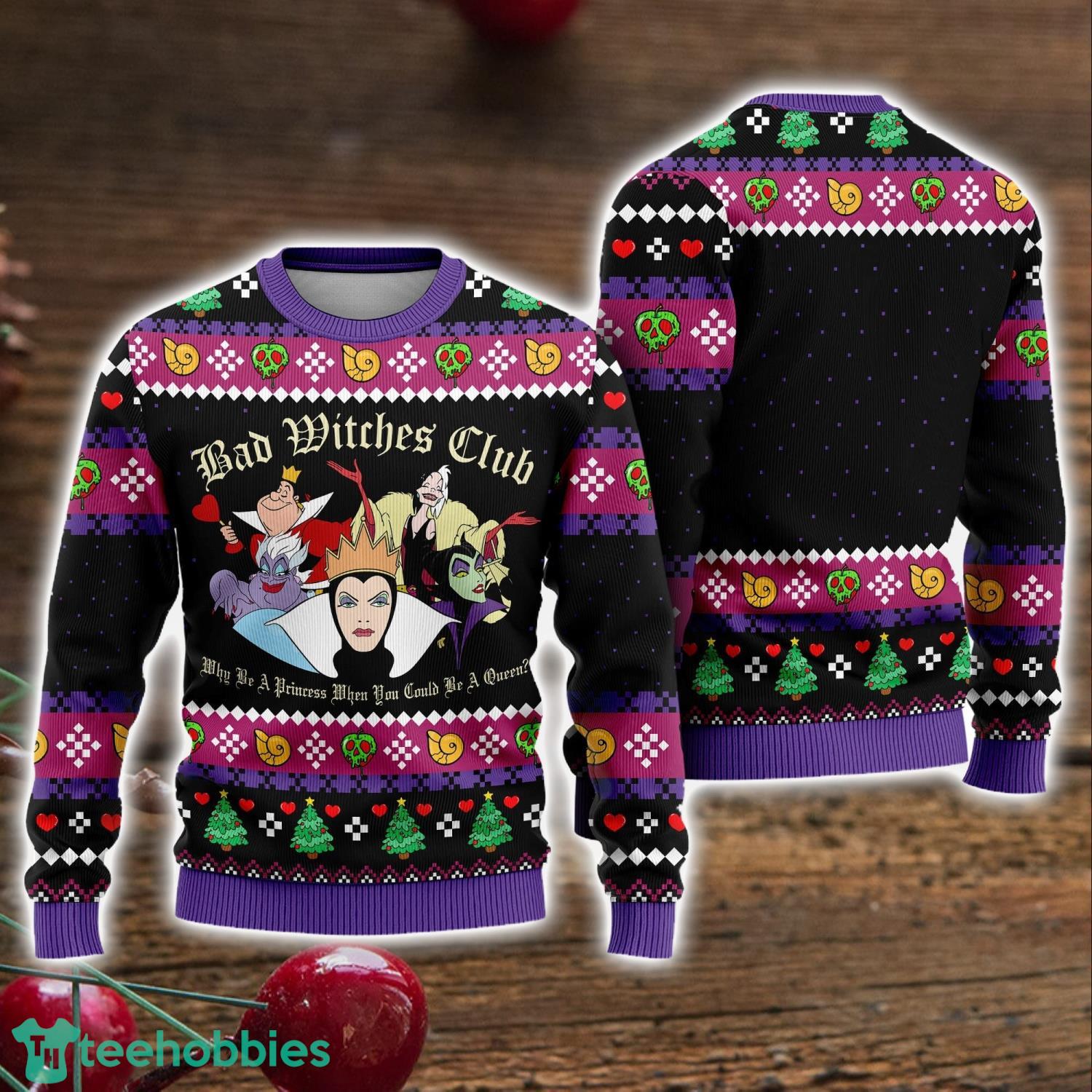 Christmas Sweatshirt Magic Kingdom Shirt Villains Ugly Christmas Sweater Holiday Gift