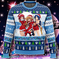 Christmas Taiga, Minori And Ami Toradora Ugly Christmas Sweater Gift For Men And Women