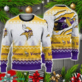 Christmas Vikings Fans Love Ugly Sweater Christmas Holiday Gift