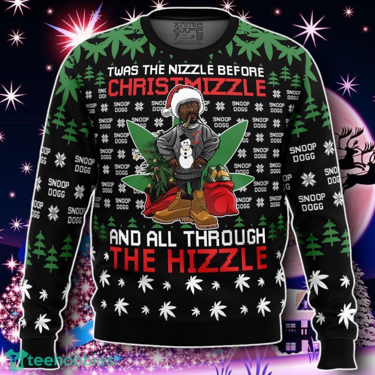 Christmizzle Snoop Dogg Ugly Christmas Sweater Gift For Men And Women