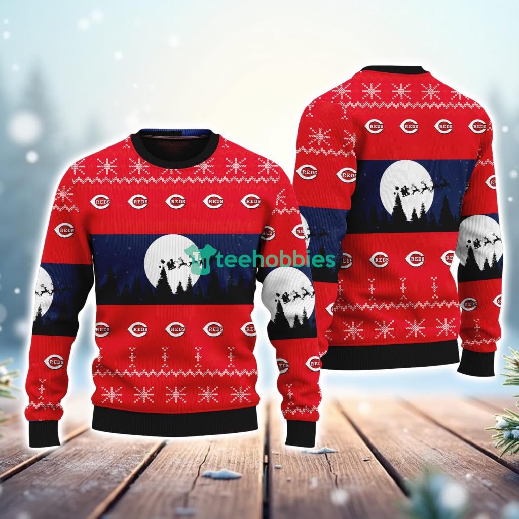 Cincinnati Reds MLB Christmas AOP Sweater For Bigs Fans New Gift