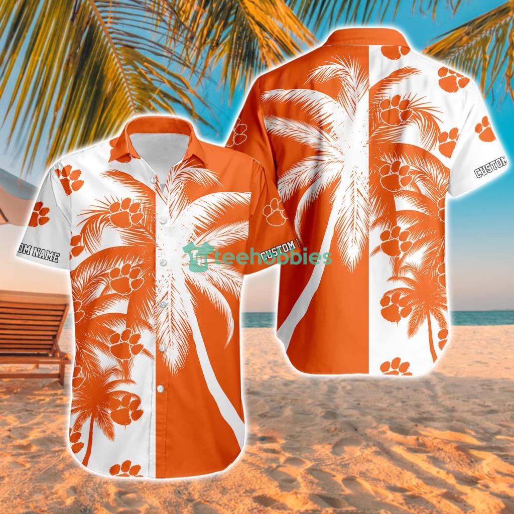 Clemson Tigers Ncaa Aloha Tropical Hawaiian Shirt For Men And Women Custom Name
