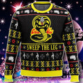 Cobra Kai Sweep The Leg Karate Kid Ugly Christmas Sweater Gift For Men And Women