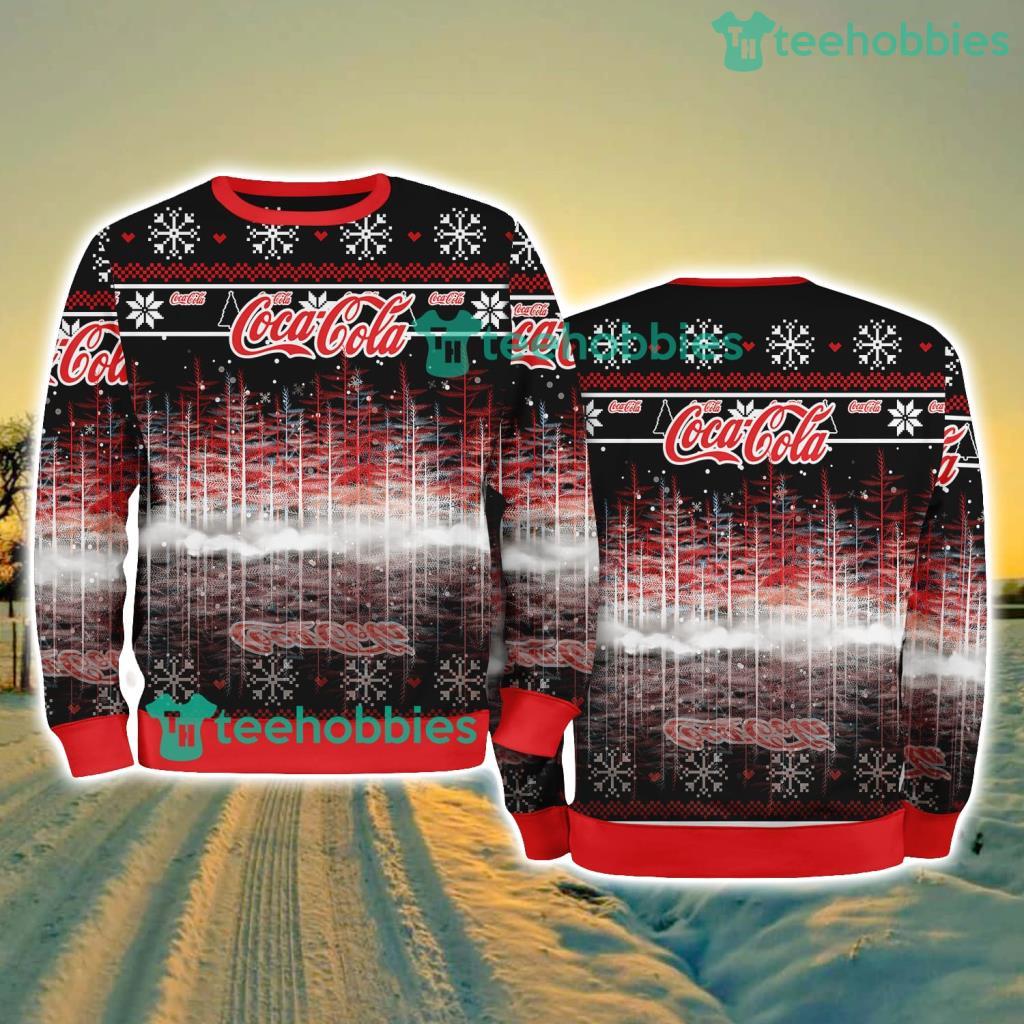 CocaCola Pine Christmas Ugly Sweater New Style Best Gift For Fans