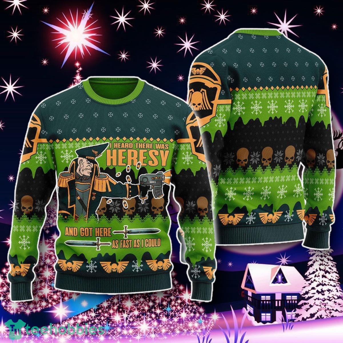 Colonel Commissar Ibram Gaunt Iconic Ugly Christmas Sweater Gift For Men And Women