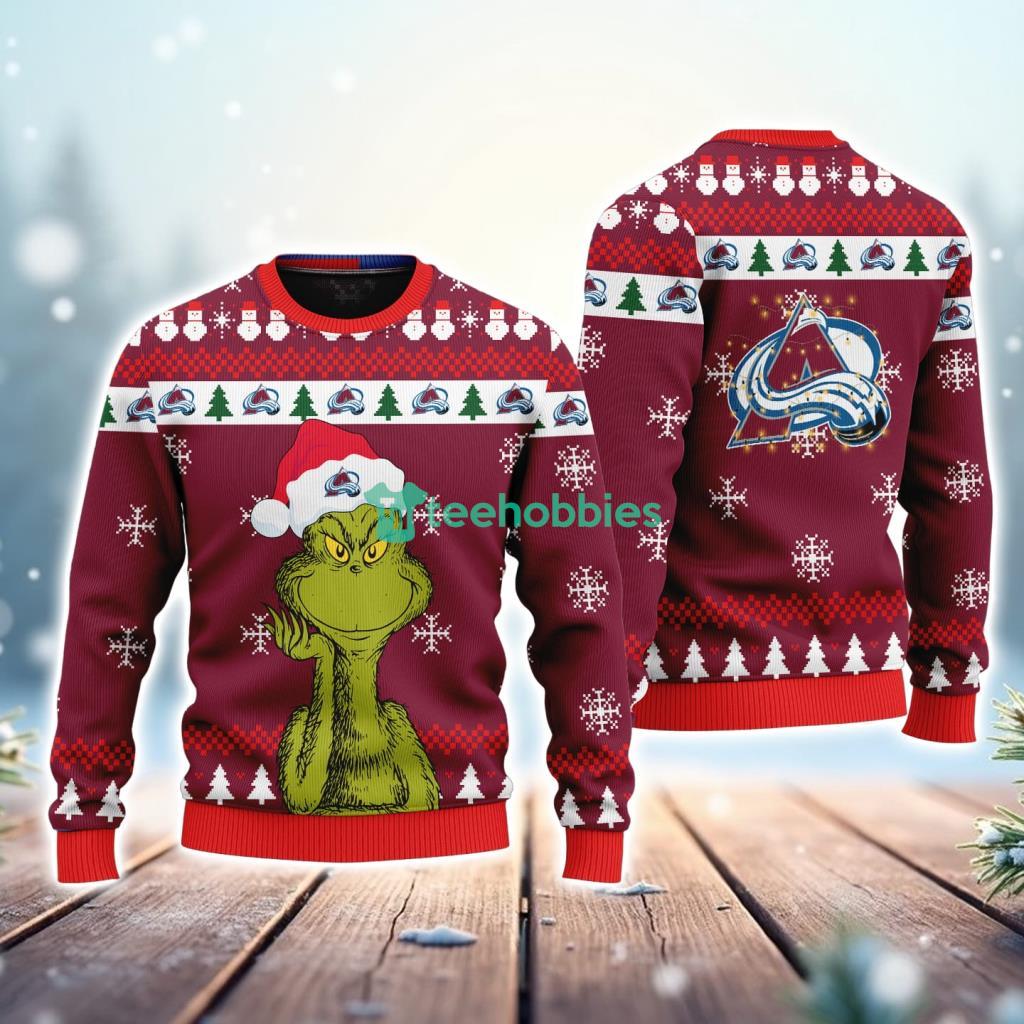Colorado Avalanche The Grinch Funny Merry Christmas Uglly Sweater 3D New Trend