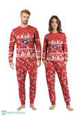 Columbus Blue Jackets Christmas Pattern Family Matching Pajamas Sets Best Gift For Christmas