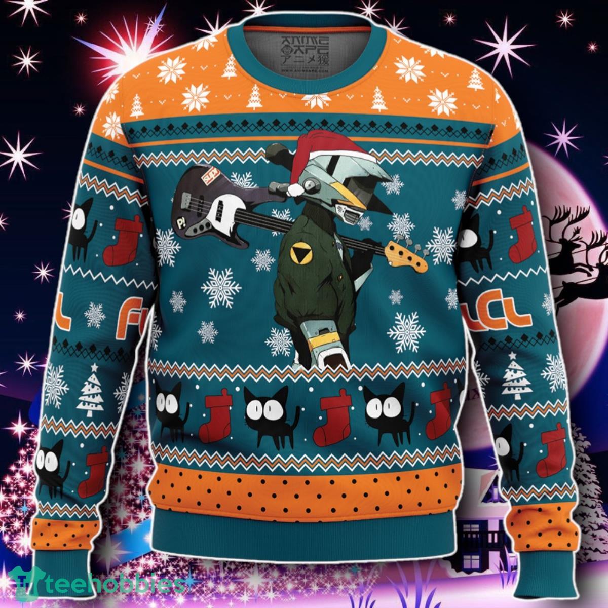 Cool Guitar Canti Fooly Cooly FLCL Ugly Christmas Sweater Gift For Men And Women