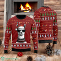 Cool Llama Ugly Christmas Sweater Alpaca Santa Glasses Holiday All Over Print 3D Sweater