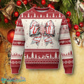 Coquette Bow Christmas Tree Cake Ugly Christmas Sweater Impressive Gift Xmas Vibes