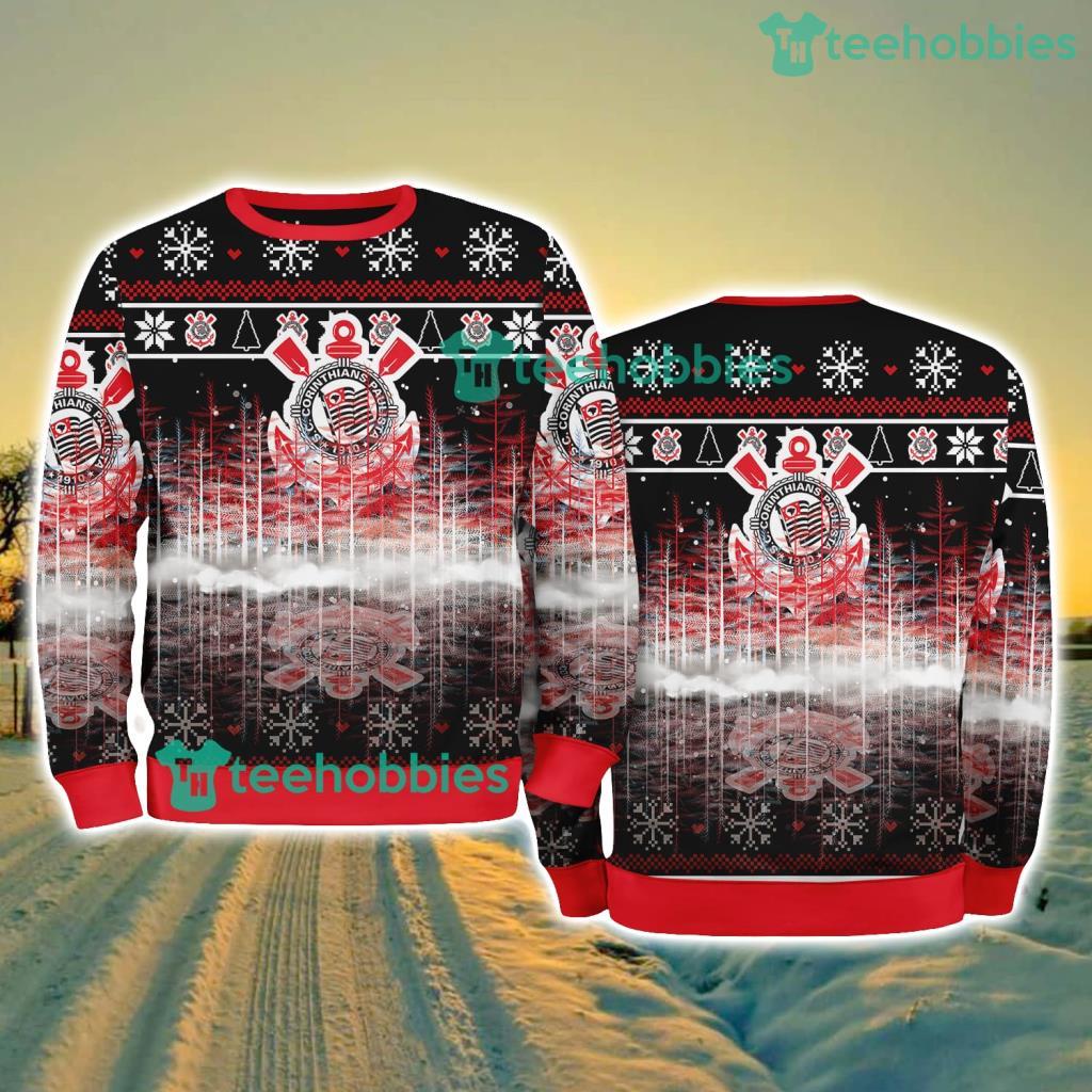 Corinthians Paulista Pine Christmas Ugly Sweater New Style Best Gift For Fans