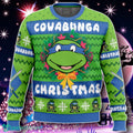 Cowabunga Leonardo Christmas Ugly Christmas Sweater Gift For Men And Women