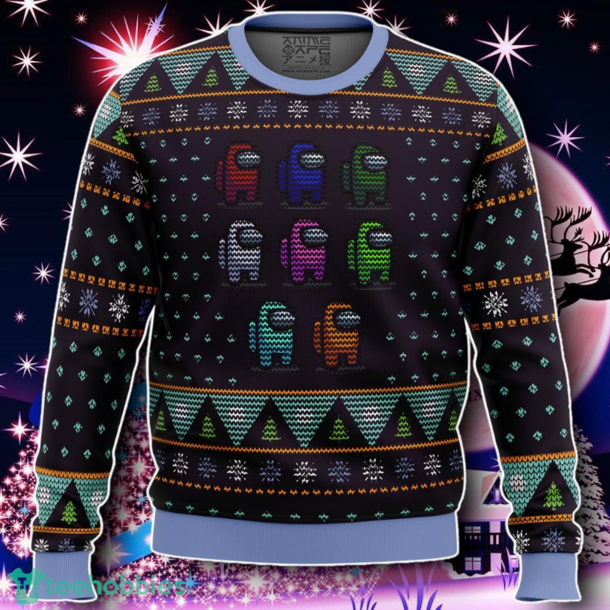 Crewmate Among Us Ugly Christmas Sweater Gift For Men And Women