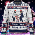 CRIMINAL CHRISTMAS Pulp Fiction Ugly Sweater Gift For Men And Women