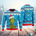 Cronulla-Sutherland Sharks NRL The Grinch Funny Merry Christmas Uglly Sweater 3D New Trend