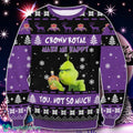 Crown Royal Grinch Happy Ugly Christmas Sweater Gift For Men And Women