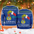 Crystal Palace Grinch Hand Ugly Christmas Sweater 3D