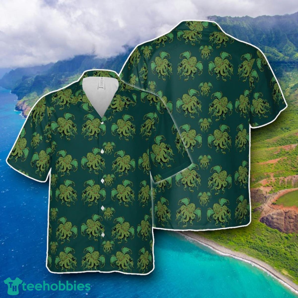Cthulhu Pattern Hawaiian Shirt Style Gift For Men And Women