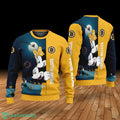 Custom Name Boston Bruins Cartoon Mouse Couple Christmas 3D Sweater